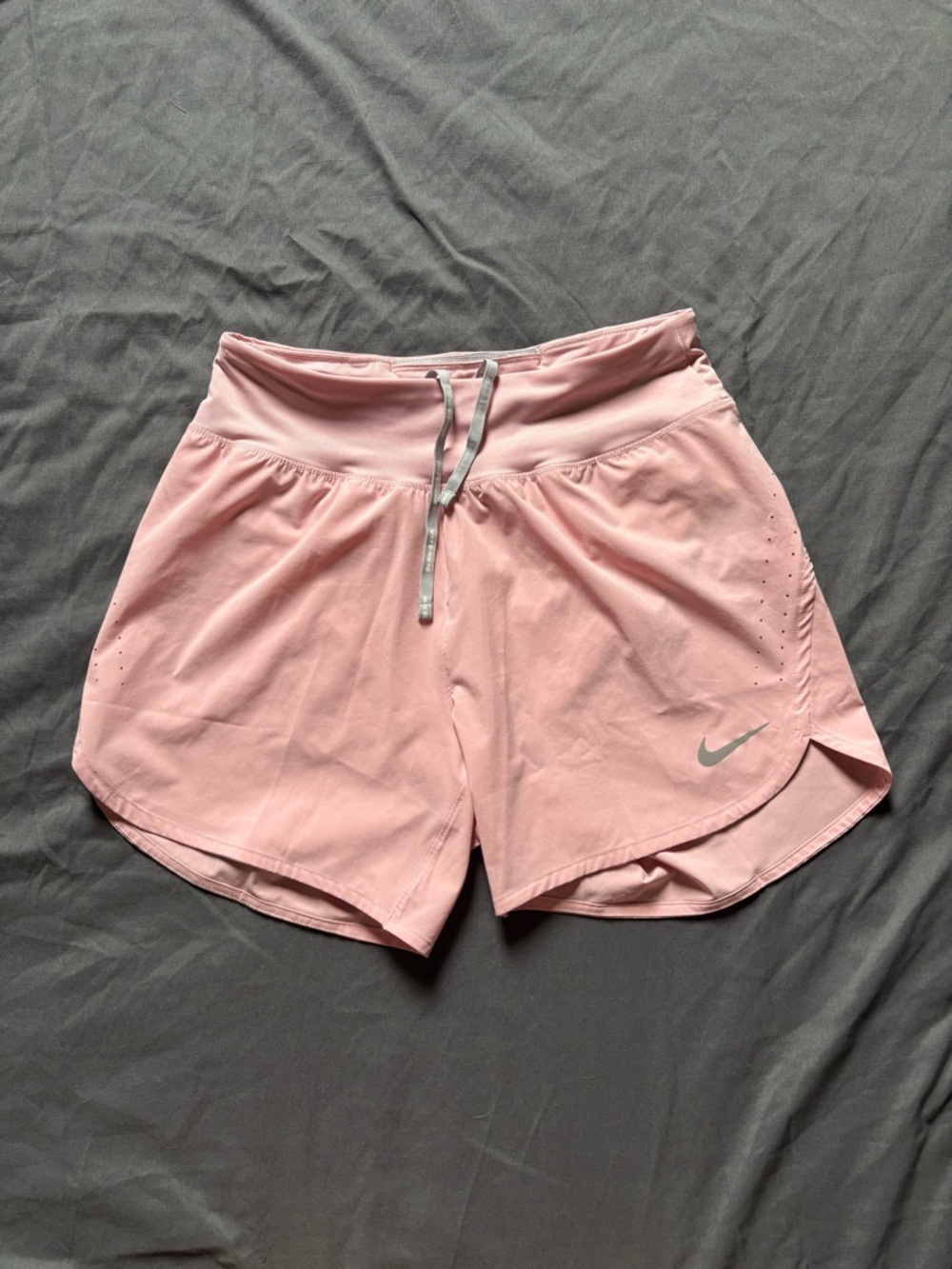 2 pairs Nike Eclipse Dri-Fit Shorts 5” Size Small Pink and Black - Picture 4 of 13